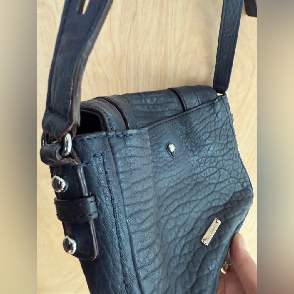 Rebecca Minkoff “Willi” Navy Studded Crossbody Bag - Picture 8 of 13